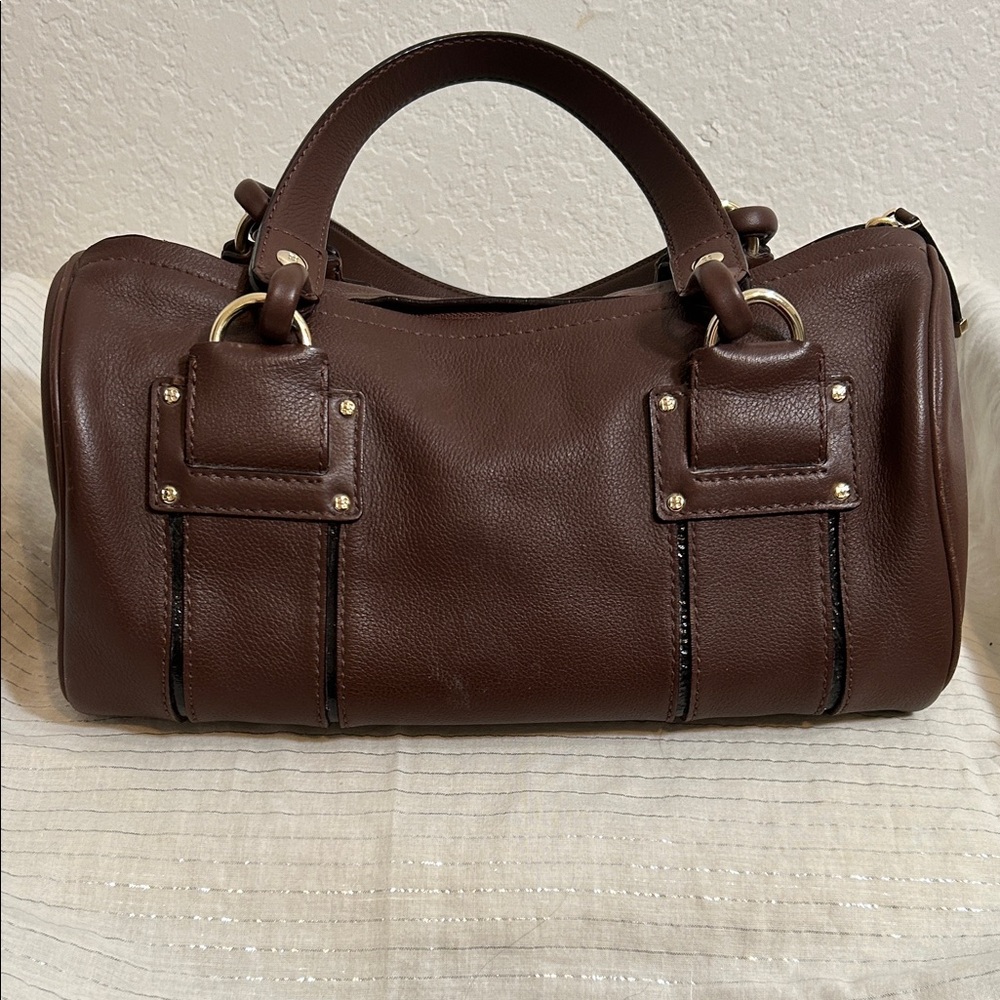 Kate Spade Brown Leather Satchel - Picture 3 of 13